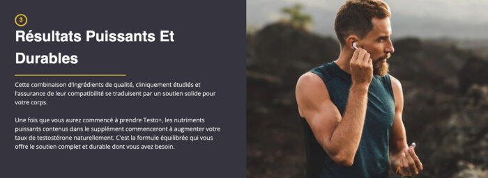 testo plus et les résultats visibles sur le long terme